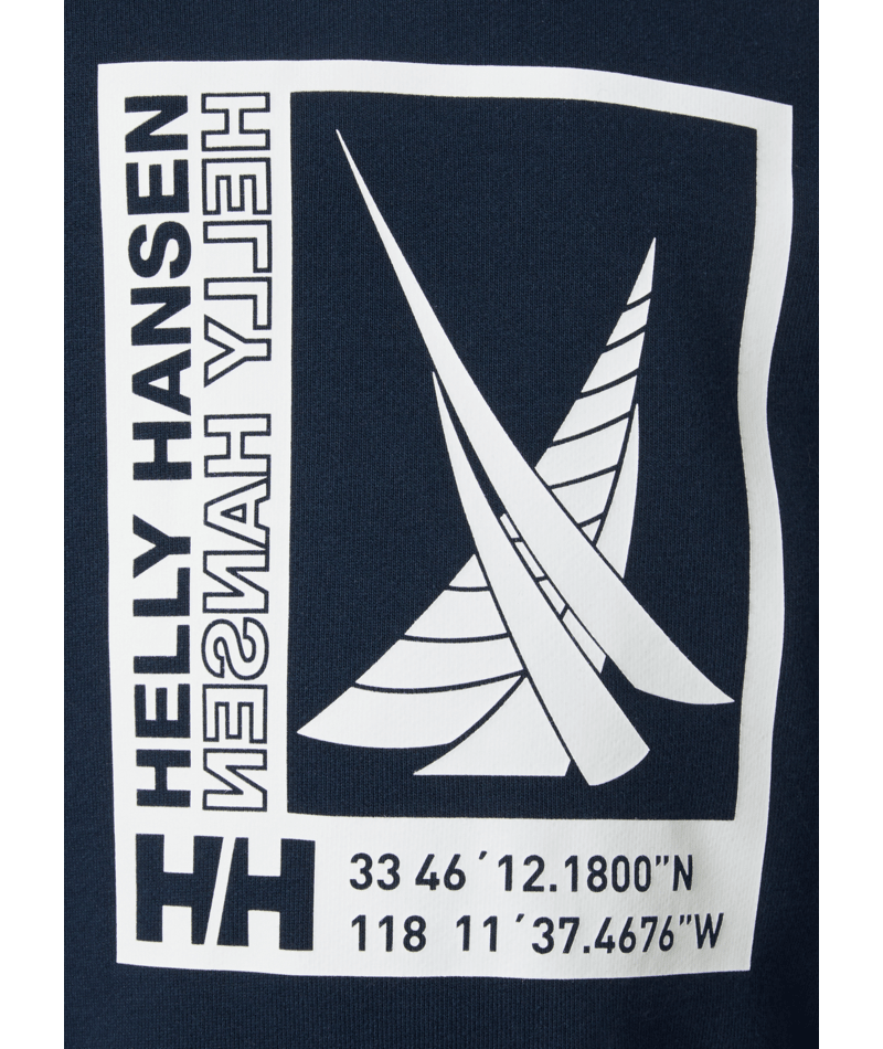 Helly Hansen JR Port pulover s kapuco - junior
